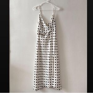 Urban Outfitters Black and White Polka Dot Maxi Dress
